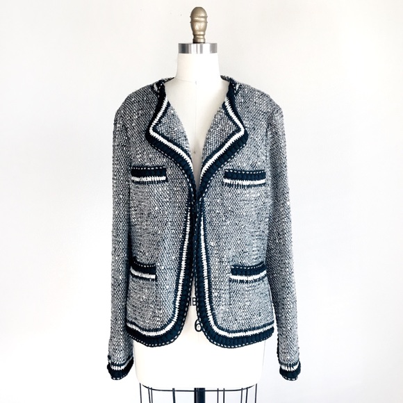 St. John Jackets & Blazers - ST. JOHN COUTURE tweed boucle blazer jacket